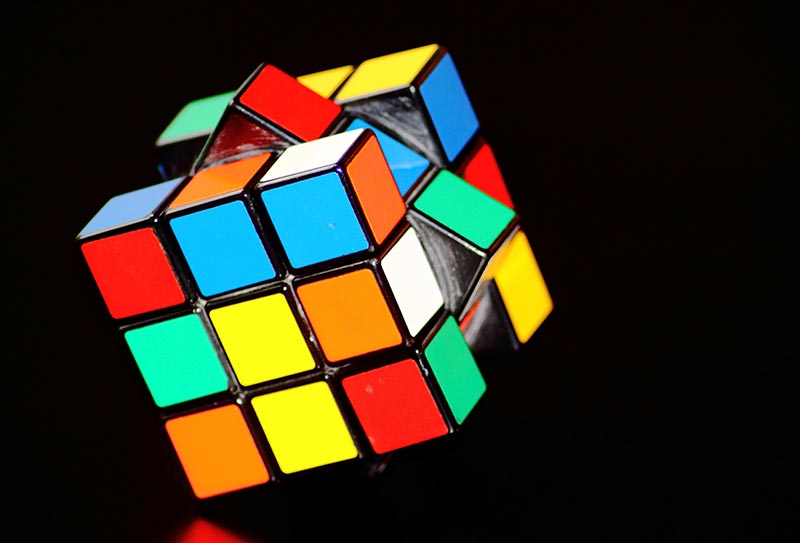 Rubikin kuutio.