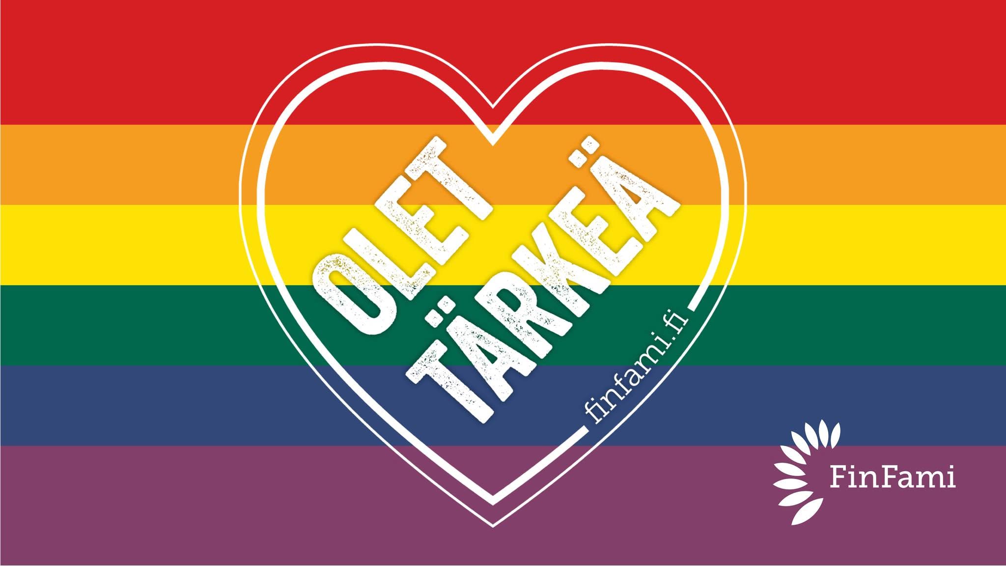 Pride-kuukausi muistuttaa yhdenvertaisuuden merkityksestä myös omaistyössä