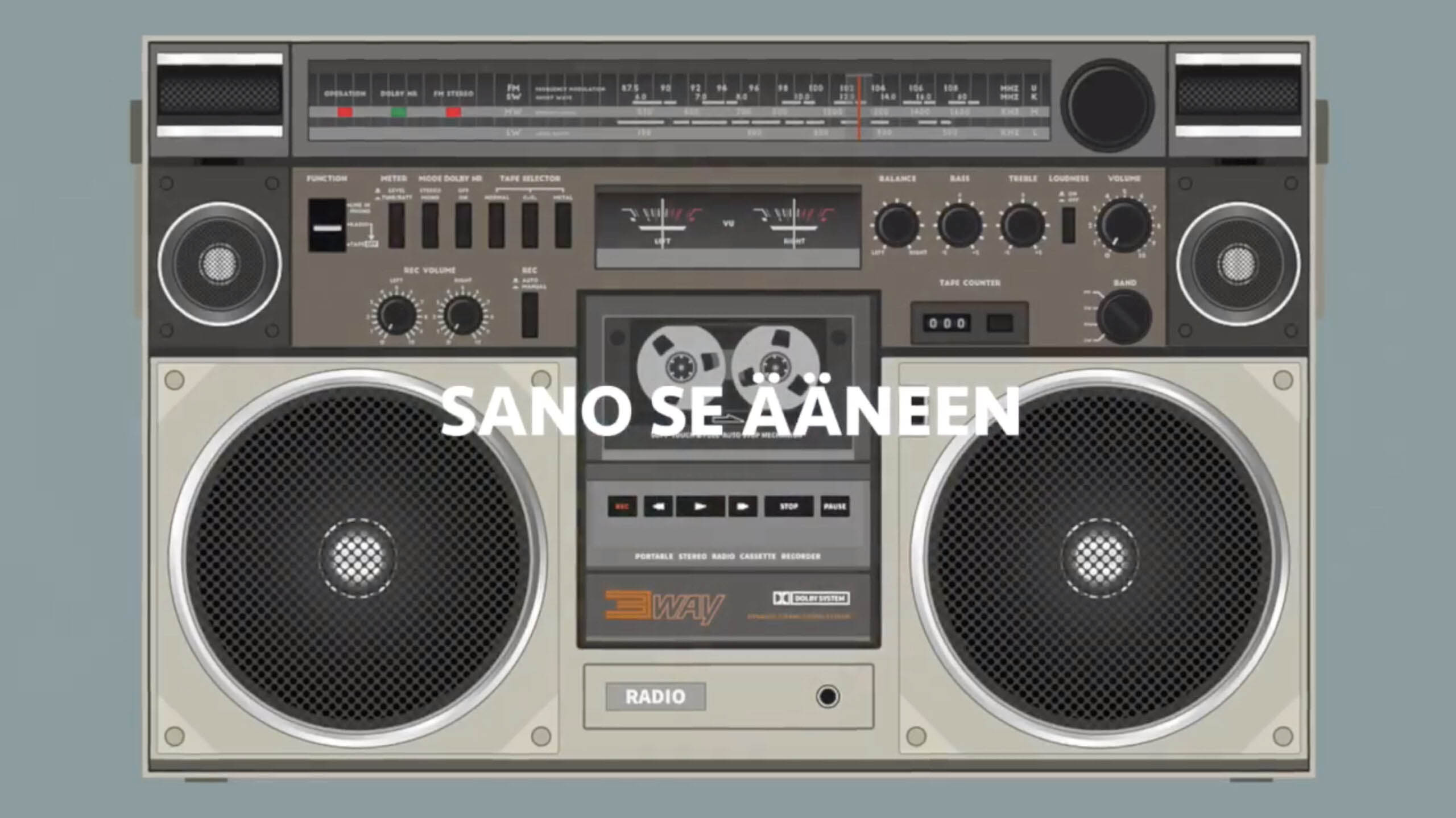 Sano se ääneen.