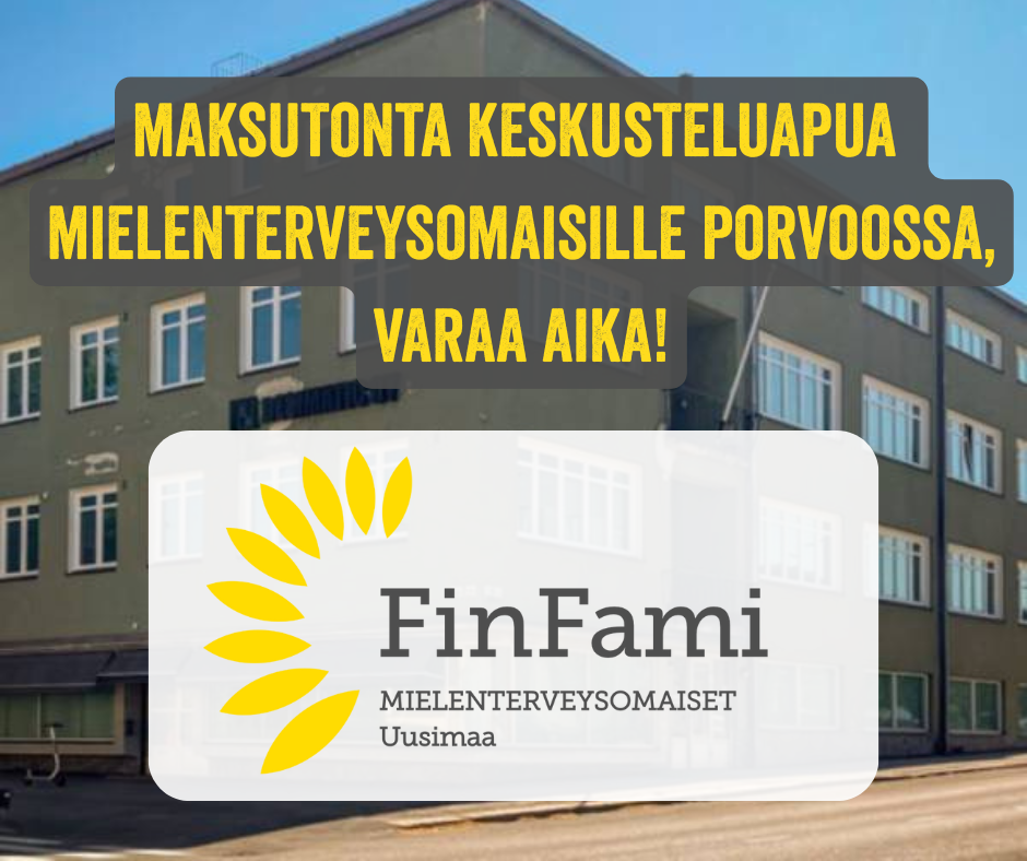 Yksilötapaamiset Porvoossa syksyllä 2025